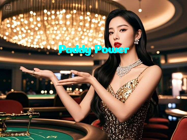 Paddy Power casino presented on mobile device in Pakistan with slots and live games